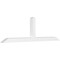 Ekena Millwork Portland Architectural Grade PVC Gable Bracket, 84"W x 24 1/2"H x 4"D x 4"F, 7/12 Pitch GBP084X25X0404POR00 - alternate 1